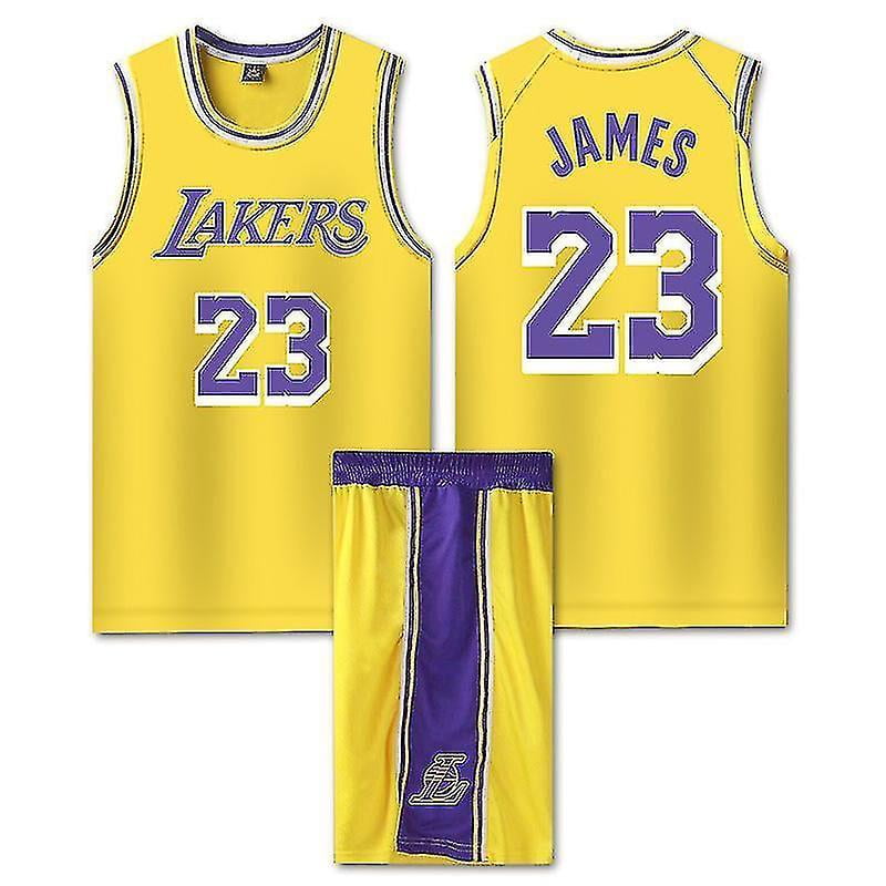 23 Lebron James Basketball Jersey Lakers Adult Children's