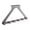 Silver, variant on 17.32 x 8.66 Inch Over The Door Triangle Hook Hanger, 6 Peg Door Hook Rack, No Drill Metal Door Hanging Organizer for Hats, Towels, Bags