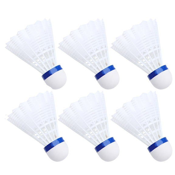 PTOOTP Nylon Badminton Shuttlecocks White 12 Pack Outdoor Training Fitness Birdies