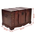 thumbnail image 7 of vidaXL Wooden Treasure Chest Large Mocha Brown, 7 of 7