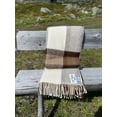 thumbnail image 4 of Heimdall Norway Brown Haugastol 100% Pure New Wool Blanket 0086, 4 of 5