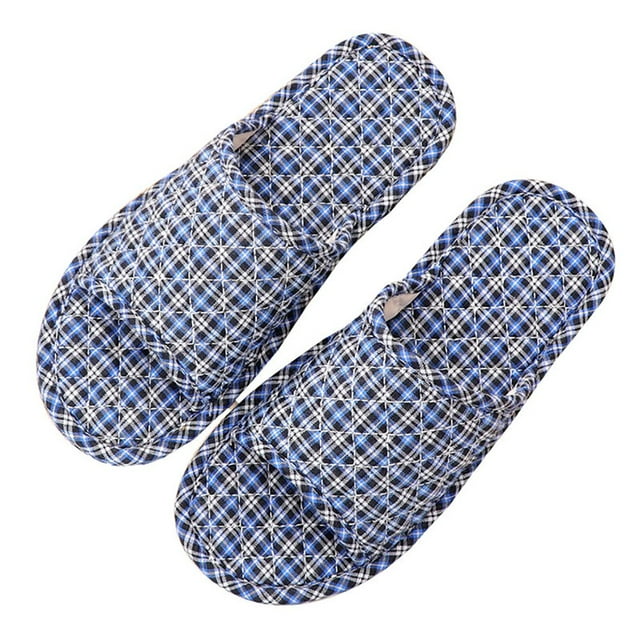House Slippers Mute Washable Open Toe Home Slippers Slip-on Slippers for Men