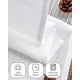 thumbnail image 5 of Cortinas de Cocina JINCHAN con Lazos en la Parte Superior, Lino, Largo de 60 cm, 2 Paneles, 5 of 9