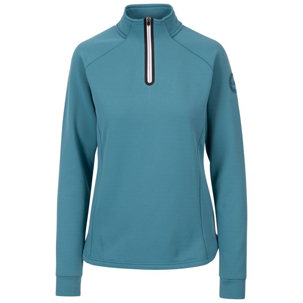 Trespass - Jersey Mhairi de DLX de Manga Larga para Mujer (Azul Tormenta)