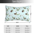 thumbnail image 2 of Lsque Duck Animals Farm Pattern Bedding Waterproof Pillow Protector Zippered Queen – Bed Bug Proof Pillow Encasement-14"x20", 2 of 6