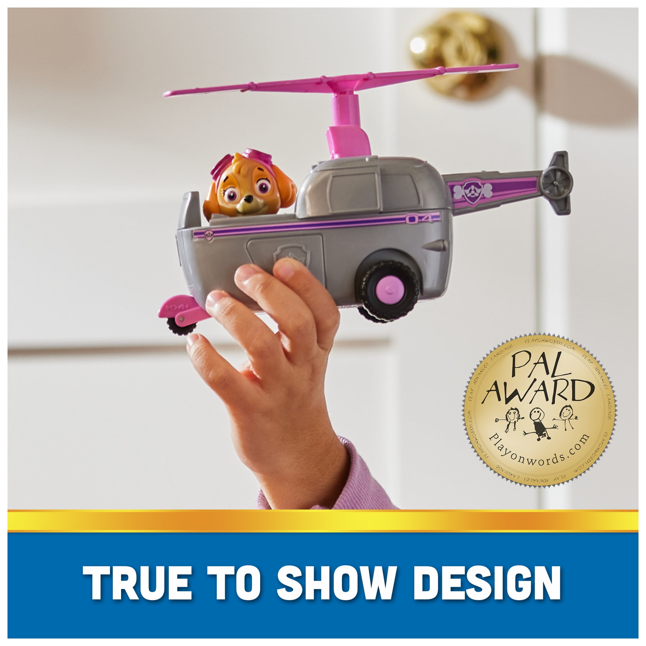 PAW Patrol, Skye’s Helicopter Vehicle with Figure, Toys for Kids Ages 3 and Up  (图4) PAW Patrol, Skye’s Helicopter Vehicle with Figure, Toys for Kids Ages 3 and Up  (图4)