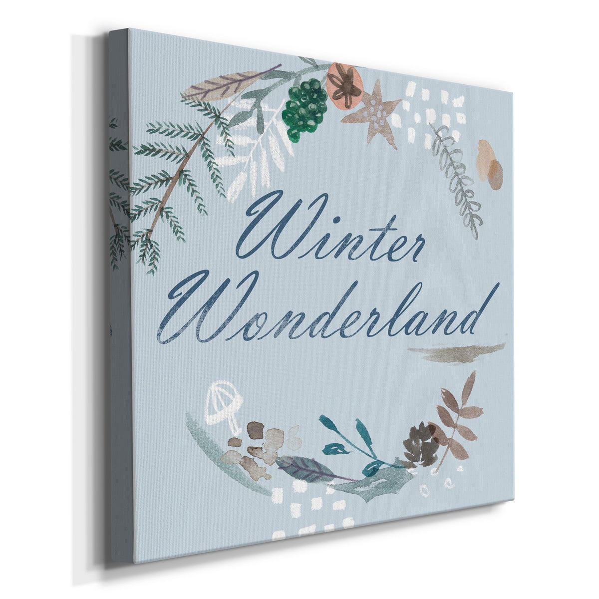 Snowy Christmas III- Gallery Wrapped Canvas