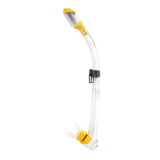 Esnorquel Cressi Supernova Dry Claro/Amarillo