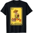 thumbnail image 2 of 100% Cotton Spanish-Mexican Bingo Funny Gifts - El Abuelo T-Shirt, 2 of 5