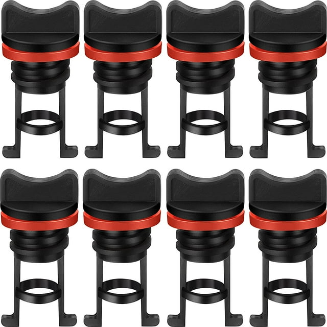 Kit de tapón de drenaje de Kayak de nailon, tapones de drenaje de rosca de calidad, tapones de drenaje de rosca de casco de barco de canoa para bote de Kayak, bote de canoa