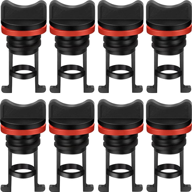 Kit de tapón de drenaje de Kayak de nailon, tapones de drenaje de rosca de calidad, tapones de drenaje de rosca de casco de barco de canoa para bote de Kayak, bote de canoa