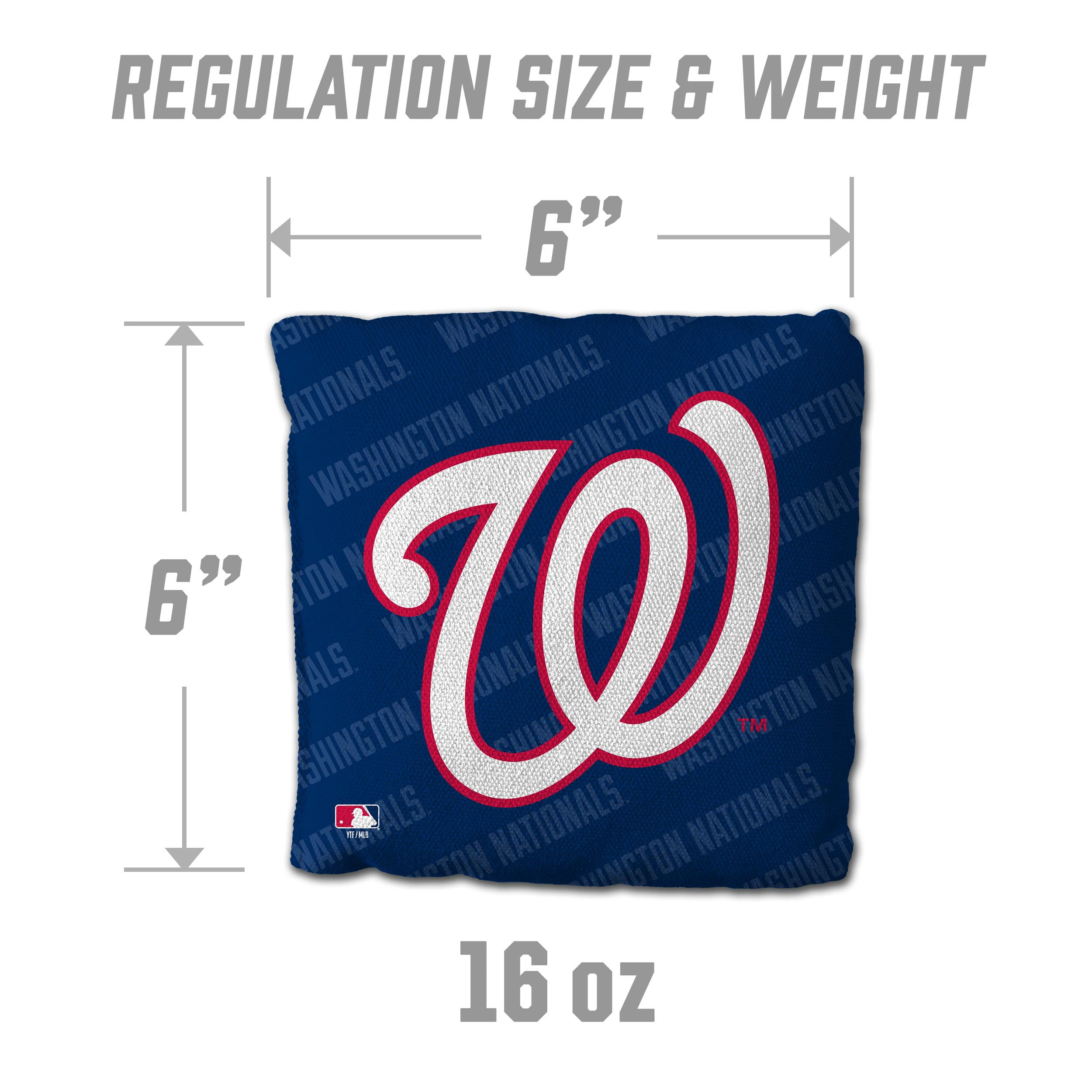 MLB Washington Nationals Cornhole Bags - 4PK - Blue
