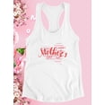thumbnail image 3 of Heart Happy Mother's Day Racerback Tank Women -Image by Shutterstock, Female Large, 3 of 4