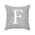 thumbnail image 1 of PYPESEEWY Ofertas Decoración del Hogar 45x45cm Decoración de Habitación Letras Cojín Alfabeto Inglés Fundas de Almohada Funda de Almohada Tamaño Estándar Juego de 4, 1 of 3