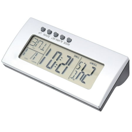 

Dioche Indoor Thermometer Digital Wireless Temperature Monitor Indoor Thermometer Multifunctional Digital Temperature Monitor With Alarm Clock Function