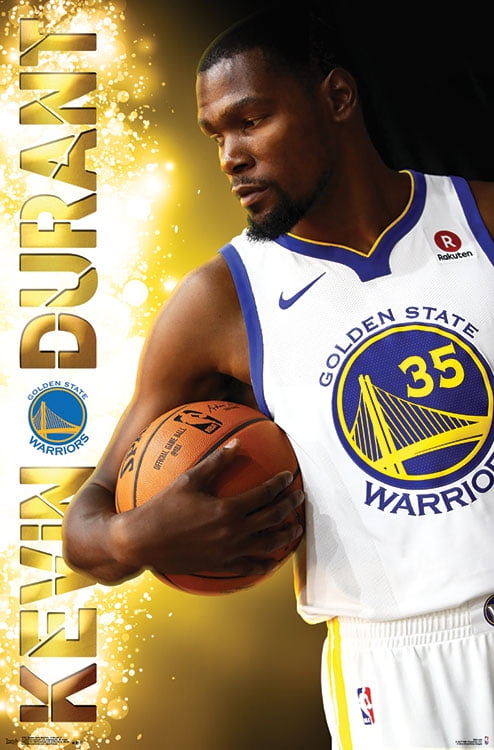 durant in warriors jersey