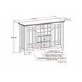 thumbnail image 4 of WyndenHall Freeman Sideboard Buffet & Wine Rack, 4 of 8