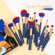 Docolor Makeup Brushes 19Pcs Bastet Cat Kabuki Foundation Blending Face Powder brush Concealers Eyeshadow Fan Makeup Brush Set