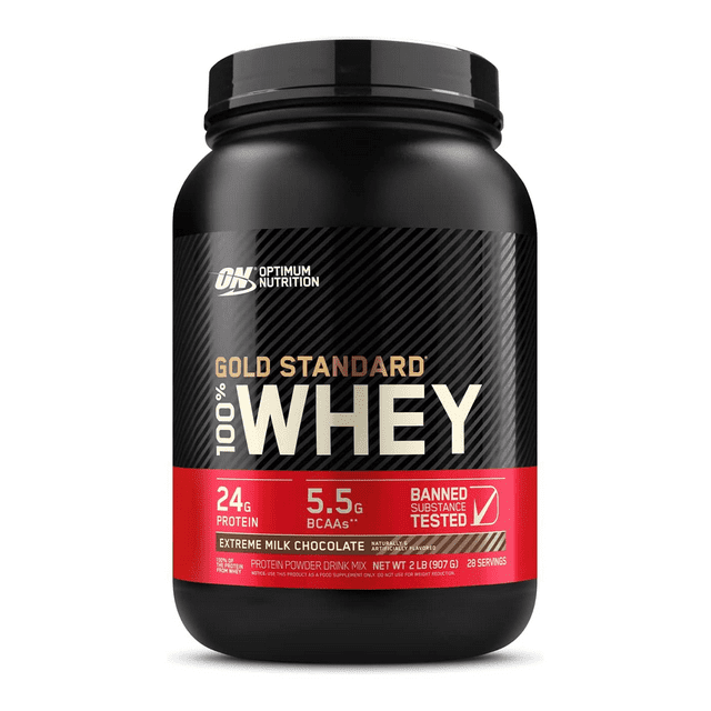 Suplemento Proteico Optimum 2 Libras Extreme Milk Optimum Nutrition Gold Standard 100% Whey