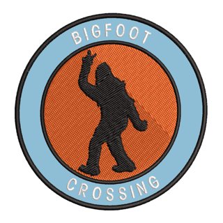 Bigfoot Sasquatch Embroidered Iron-On Patch – Winks For Days