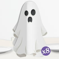 Big Dot of Happiness 3D Spooky Ghost Centerpiece Table Decorations, Freestanding Halloween Party Decor, Halloween Ghost Party Centerpieces - 8 Count