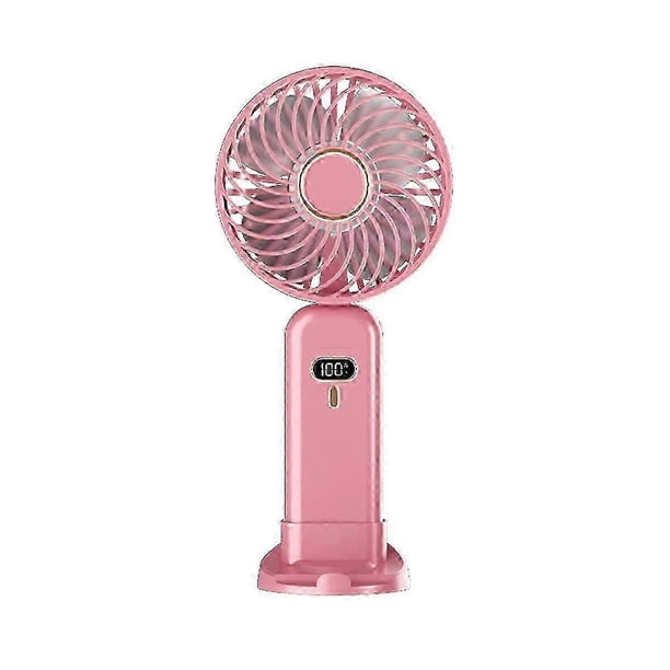 Handheld Fan, Portable Fan with Lanyard Spray,5 Speeds Level Personal Fan, Foldable Desk Fan for Tr