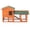 Wood, variant on Ktaxon 48'' Wooden Chicken Coop, Large Brown Pet House & Outdoor Hen Habitat