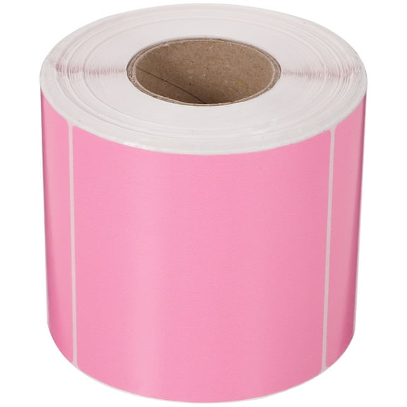 Worgeous Sticker Label Labels Stickers Thermal Label Paper 8.00X8.00X0.10CM Pink