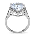 thumbnail image 3 of Ring AAA GRD CZ Clear 3W1469 for Women Clear Stone Color Style Rhodium Size 7, 3 of 5