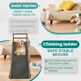 thumbnail image 4 of Lilypelle Foldable Pet Ramp,Adjustable Wood Dog Ramp with 5 Adjustable Heights of 17.7"-31.4" ，62.9"L X17.7"W,Brown, 4 of 9