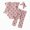 C131--Pink, variant on Little Girls Baby Fall Winter Outfit Wear Print Long Sleeve Shirt Tops Casual Pants 2 Pcs Sets Girl Clothes,9-12 Months,Wine