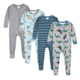thumbnail image 1 of Pijamas y enteritos Gerber para bebé niño, paquete de 4, 18 meses, 1 of 6