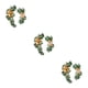 thumbnail image 1 of Kit de flores artificiales Guirnaldas Flor Signo de bienvenida ramos falsos Wosthever Naranja 80cm, 1 of 6