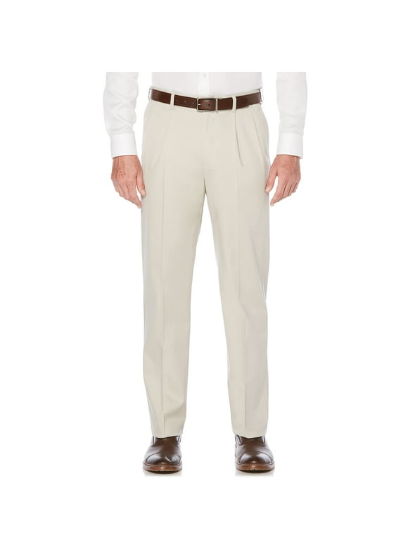 savane men's pleated stretch ultimate performance chino