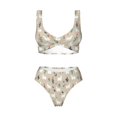 thumbnail image 4 of Daiia Cute Alpaca Women's Bikini Set Two Piece Swimsuit High Waisted Bikini Adjustable Straps Bikini Perfect for Beach, Pool, and Summer Vacation-Large, 4 of 9