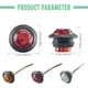 thumbnail image 5 of 30 luces LED redondas de 3/4" para luces de gálibo delanteras y traseras, 12 V, impermeables, para camiones, remolques, coches y autocaravanas., 5 of 5