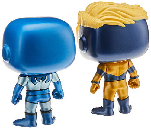 Pop New Toy Heroes Booster Gold & Blue Beetle PX Vin Fig 2Pk 