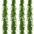 thumbnail image 3 of 180cm Fake Hanging Plants Artificial Eucalyptus Vines Faux Wall Leaves Plastic Plants Rattan for Home Garden Party Wedding Decor, 3 of 8