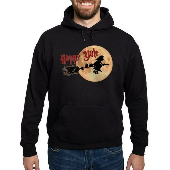 CafePress - Happy Yule Hoodie - Pullover Hoodie, Classic, Comfortable Hooded Sweatshirt