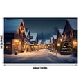 thumbnail image 3 of Large Christmas Holiday Pattern Outdoor Garage Door Banner for Home Wall and Season Decoration Display, 3 of 4