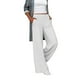 thumbnail image 1 of Pantalones anchos de pierna para mujer, bolsillos laterales, cintura elástica, ajuste holgado, cómodos pantalones casuales, 1 of 4