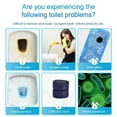 Chamoist Household Cleaners,3 Box Bowling Toilet Cleaning Blue Bubble Toilet Toilet Toilet