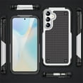 thumbnail image 7 of Armor Shockproof Case for Samsung Galaxy S25 Plus, [Military Grade Anti-Drop] Rugged Hybrid Hard PC+Soft Silicone Heavy-Duty Tough Durable Lightweight Protective Bumper Phone Case, White, 7 of 7