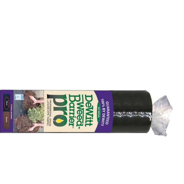 DeWitt 3-Pack Weed-Barrier Pro Black 3 oz Heavy-Duty Landscape Fabric, 4 x 100 Feet