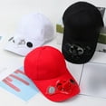 thumbnail image 5 of Solar Powered Fan Baseball Cap Unisex Summer Outdoor Sports Hat Sun Visor for Kids Adults Lightweight Breathable Design, 5 of 6