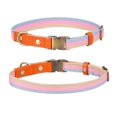 thumbnail image 1 of Collar de perro de piel de vaca de capa superior con letras, collar para mascotas, correa suave y transpirable, collar para perro mediano y grande con pajarita, 1 of 5