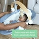 thumbnail image 5 of Ingenuity SimpleComfort Columpio relajante compacto, barra giratoria, asiento giratorio, 6 velocidades, para edades de 0 a 9 meses, hasta 20 libras - Chambray, 5 of 5