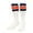 Navy/Orange, variant on TCK Retro 3 Stripe Tube Socks (Kelly Green/Gold, Medium)