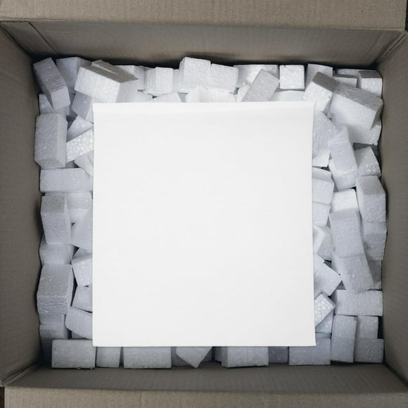 HIAKDOFT 100Pcs White Epe Rectangular Foam Wrap Bag For Dishes And Glassware Packing Protective Material 9.8x9.1x0.04In