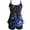 E, variant on RKSTN Two Piece Tankini Bathing Suits Floral Printed Swim Tops with Boy Shorts Women Swimsuits Sporty Swimwear